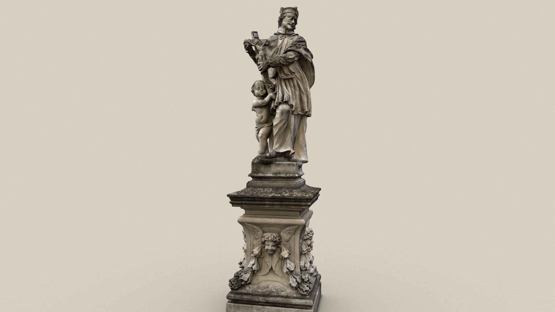 Hl. Nepomuk — Sketchfab embed 3D viewer