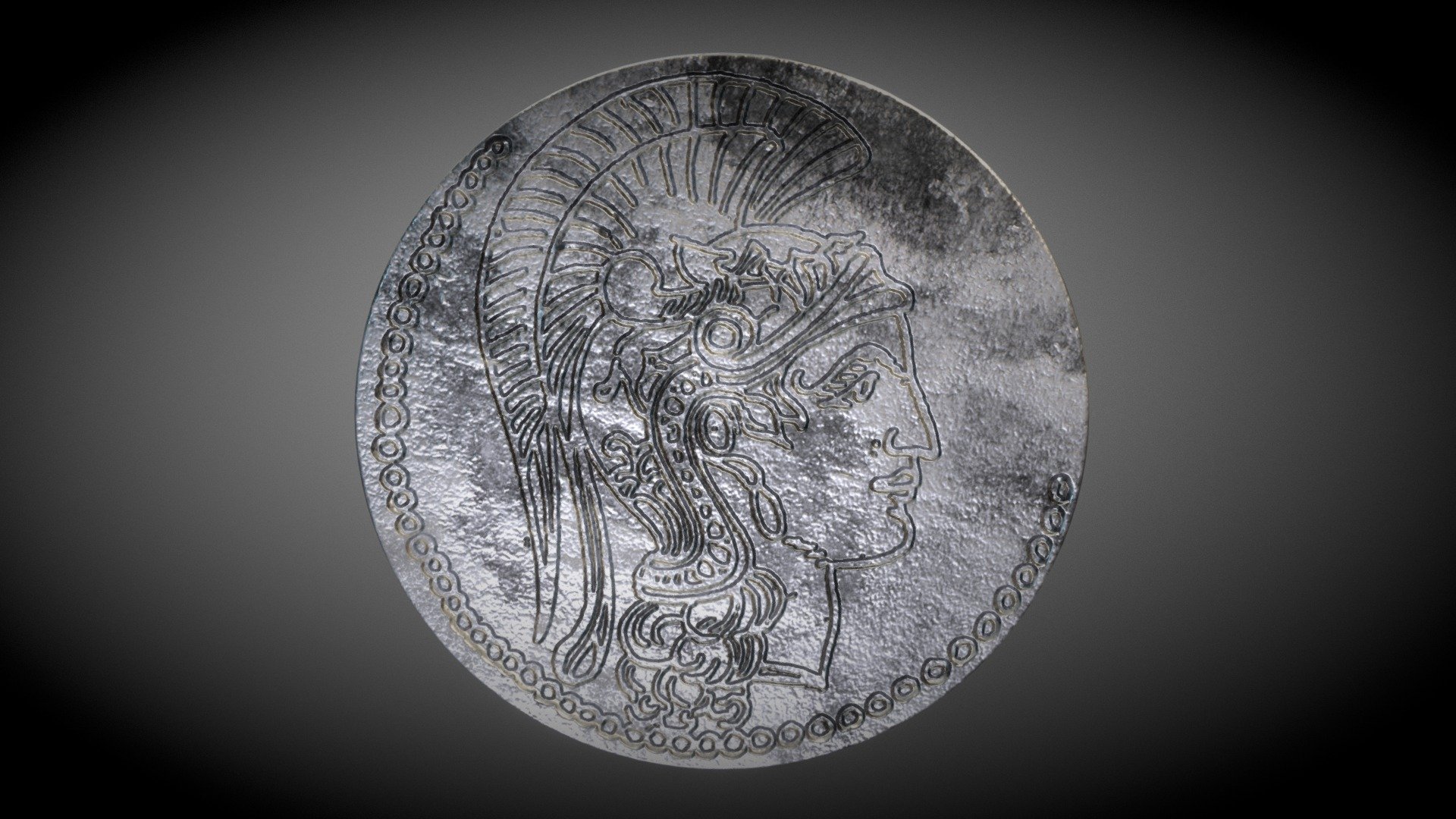 Ancient Greek Coin - Download Free 3D model by Alex Martire ...