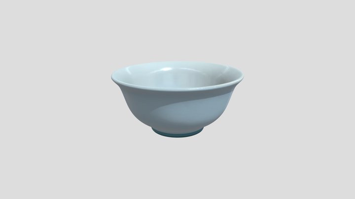 Deep porcelain plate