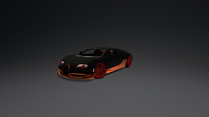 Bugatti Veyron SS 3D Model