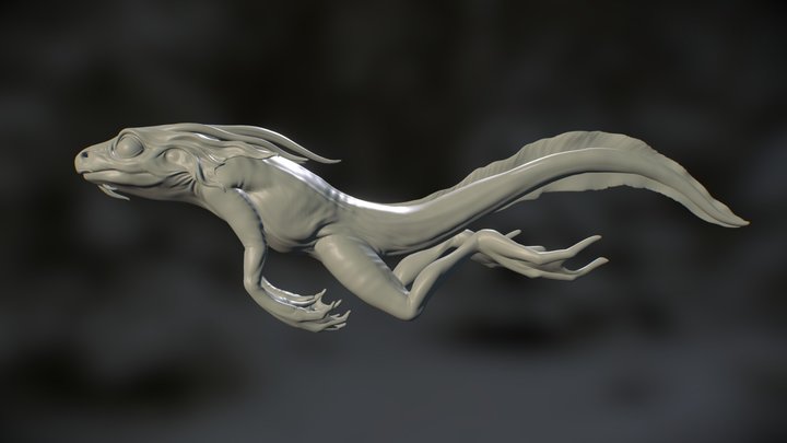 Eelguana Corona 3D Model