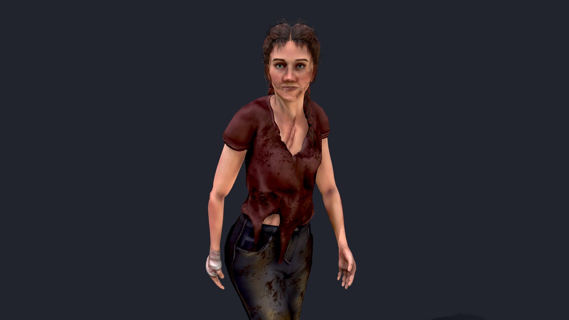 Female Survival Character