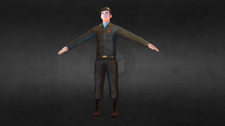 RD Thailand Lowpolygon 3D Model
