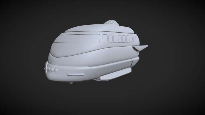 SPACESHIP - BUZZU In The Intergalactic School 3D Model