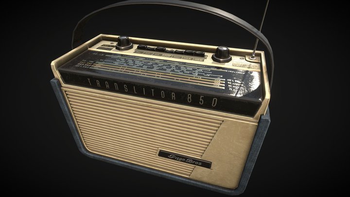 Translitor 850 Radio 3D Model