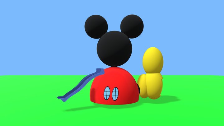 Clubhouse From Mickey Mouse Clubhouse+ 3D Model