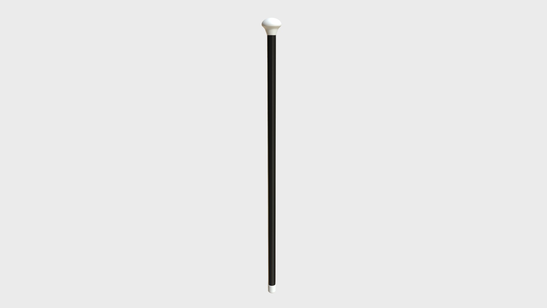 3D model Cabaret dance cane stick - This is a 3D model of the Cabaret dance cane stick. The 3D model is about shape.