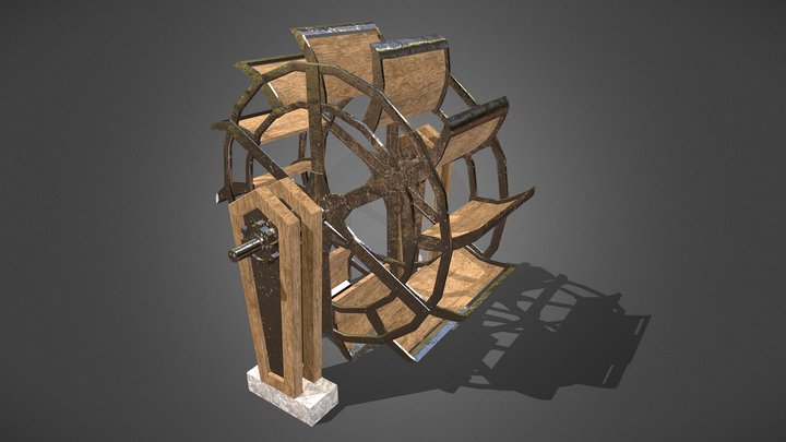 Water Mill (MP) 3D Model