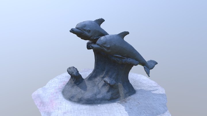 Delfines surfeando 3D Model