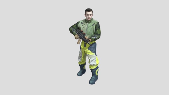 Intergalactic Guardian 3D Model