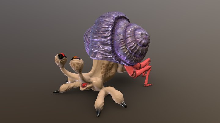 Giant snail 3D Model