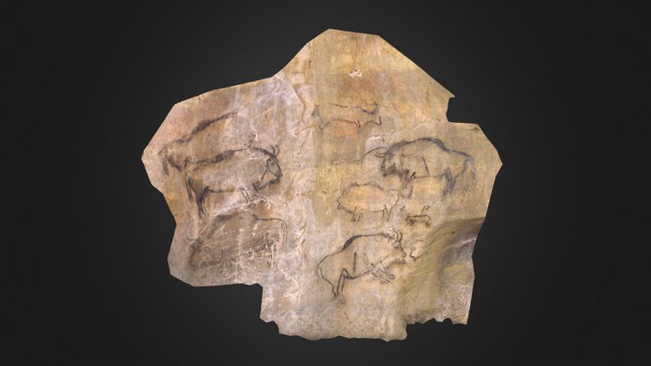 Grotte de Niaux 3D Model