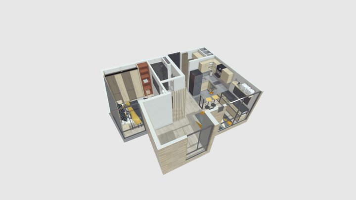 Veramonte Living 35m  Interior 3D Model