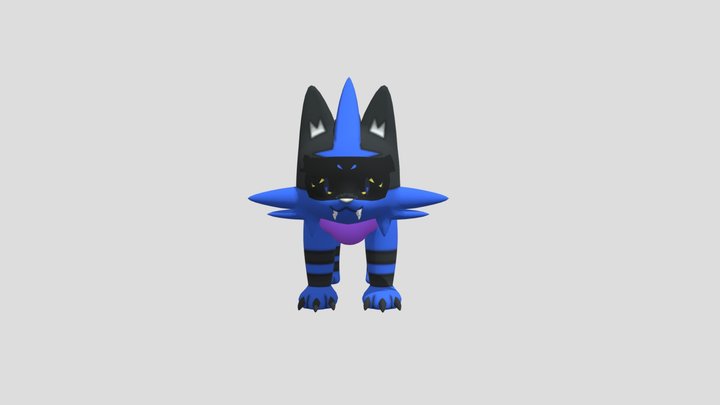 Nzhcn Zacktts Blue Torracat 3D Model