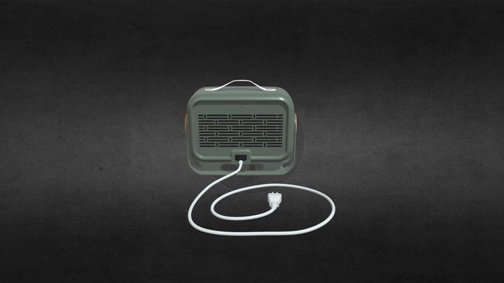 Electric Heater 3D Model