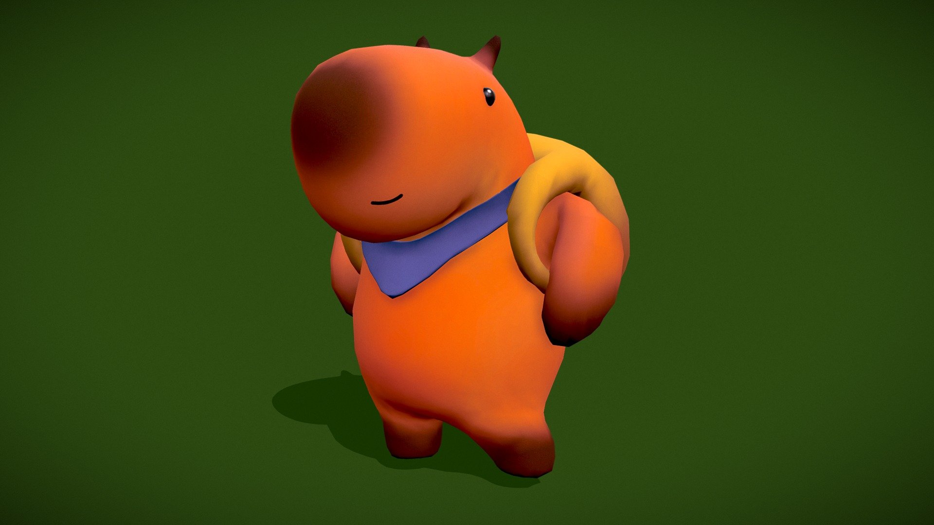 Capybara Low F 03 - 3d Model By Martijn (@martijnvaes) [cc09fac 