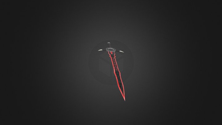 Hell Shard Sword 3D Model