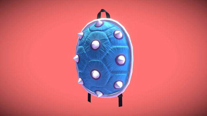 Bowser Backpack 3D Model