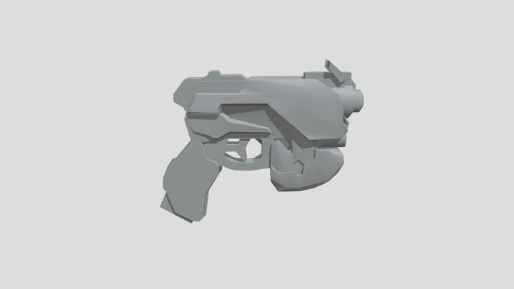 D.Va Light Gun 3D Model