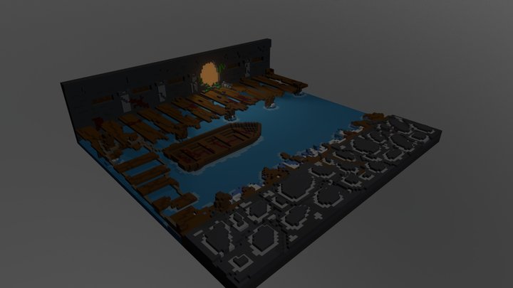 Dungeon Docks 3D Model