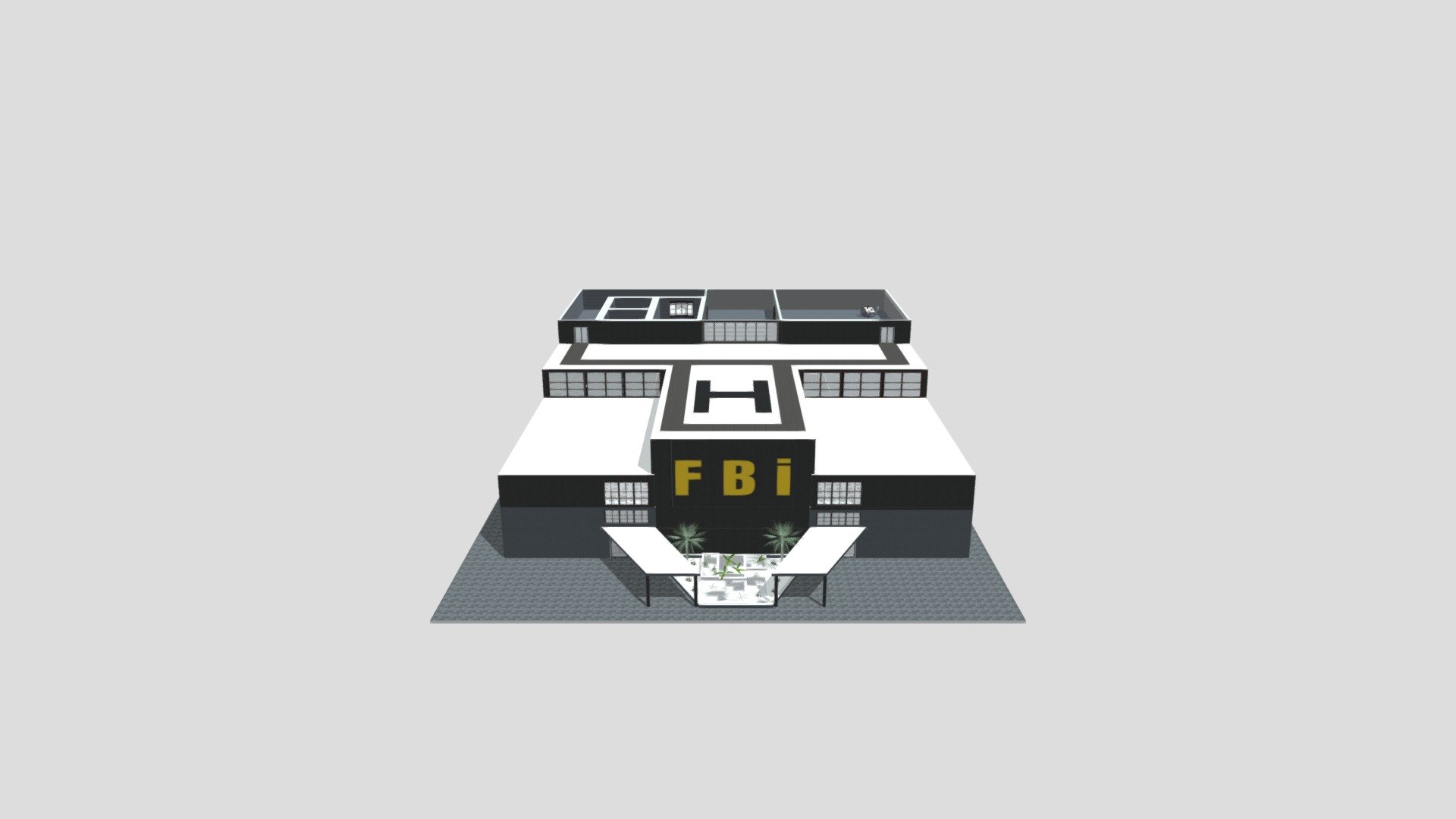 FBI - 3D model by Home Design 3D (@homedesign3d) [cc0cdba] - Sketchfab