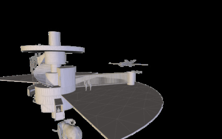 Virtual Pavilion.3ds 3D Model