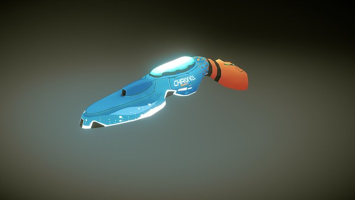 Chironex (BallisticNG Ship) 3D Model