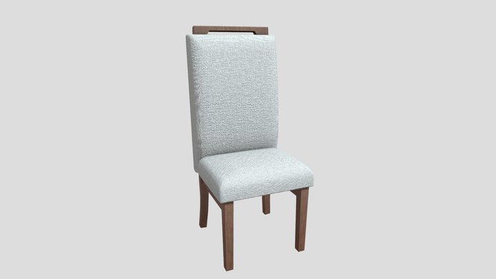 Sit-Up-Straight Confort Dining Chair 3D Model