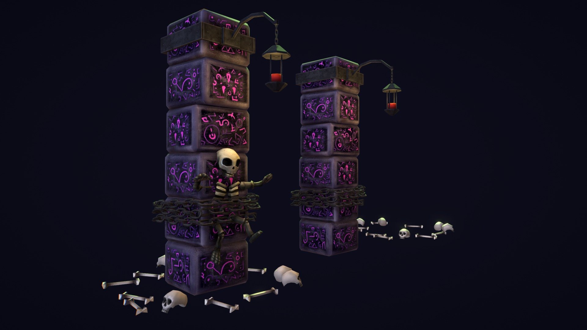 Demon Destructible Asset - 3D model by chriskeithley [cc0f903] - Sketchfab