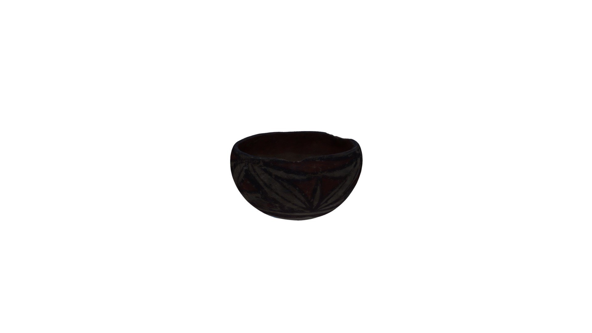 Zuni pottery bowl — Sketchfab embed 3D viewer