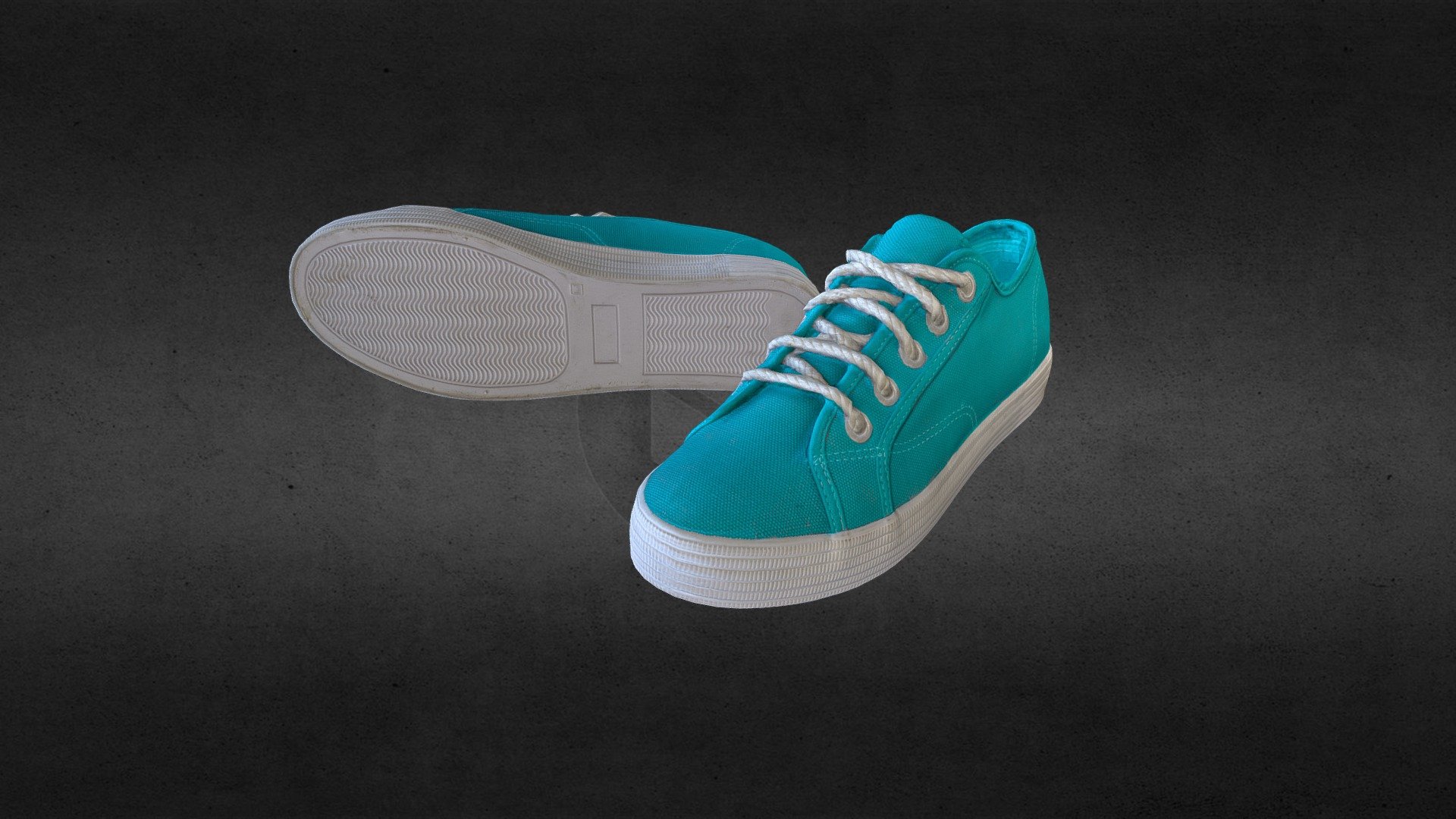 Spring shoes -low poly- — Sketchfab embed 3D viewer