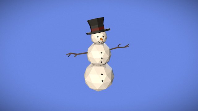 Snowman 3D Model