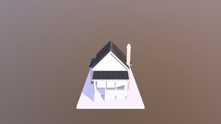 Low Country Cottage 3D Model