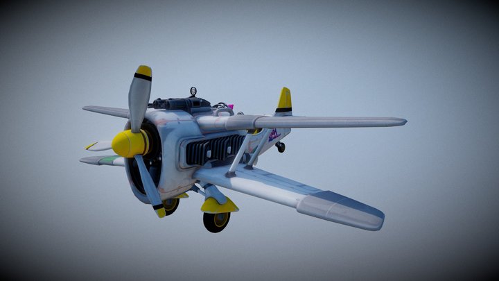 Fortnite plane 3D Model