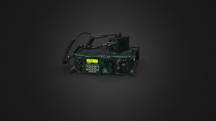 Military Radio 3D Model