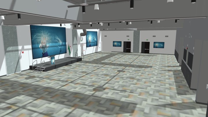 Discovery Hall 3D Model