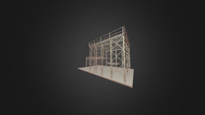 Galpão industrial 3D Model