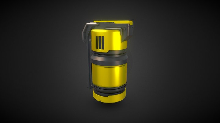Chemical Grenade Hardsurface 3D Model
