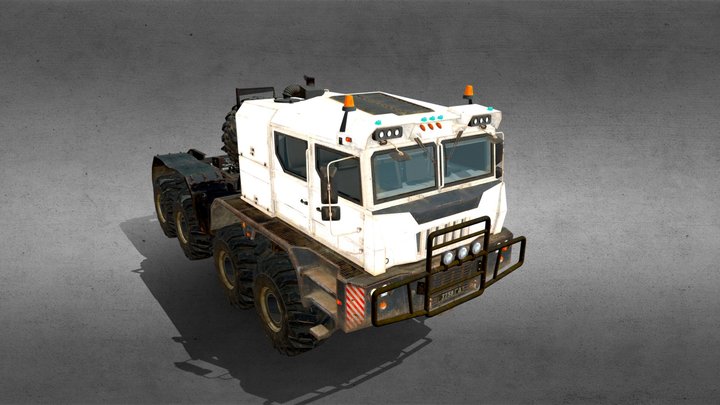 Heavy Duty Off-road Truck 3D Model