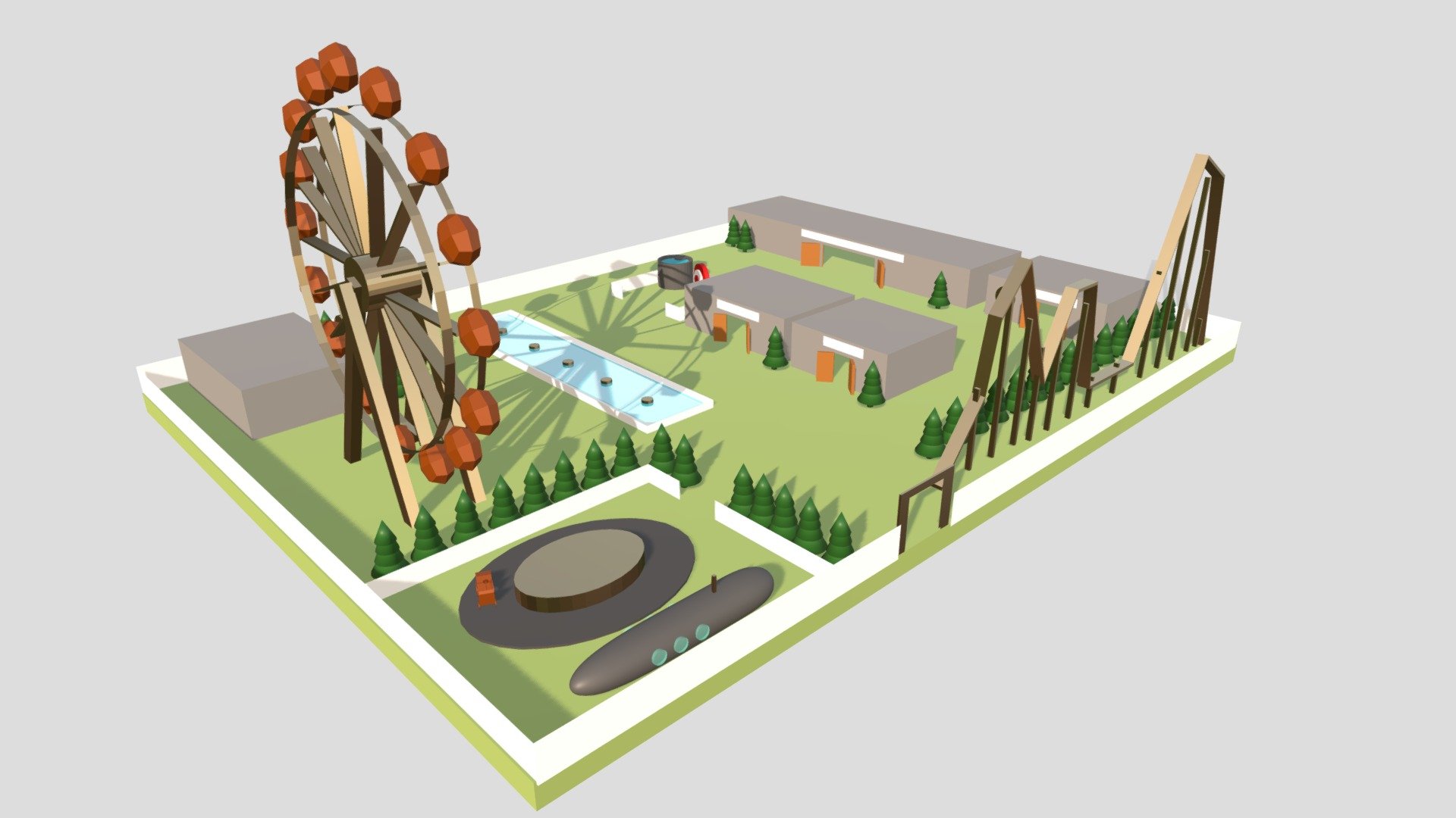 parque3 - 3D model by bukiinsignia [cc169e1] - Sketchfab