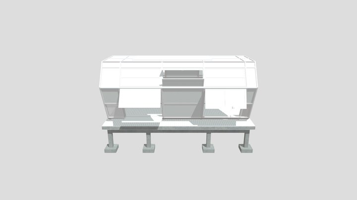 Futuristic House_WIP_ Designed In ArchiCAD 3D Model