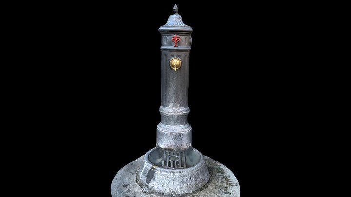 Palazzo Vecchio - Drinking Fountain (Scaniverse) – Free 3D Model STL