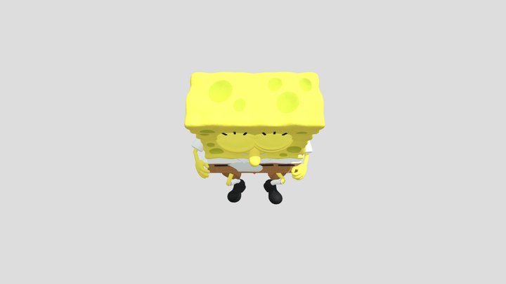 Battle_for_bikini_bottom_spongebob_rig 3D Model