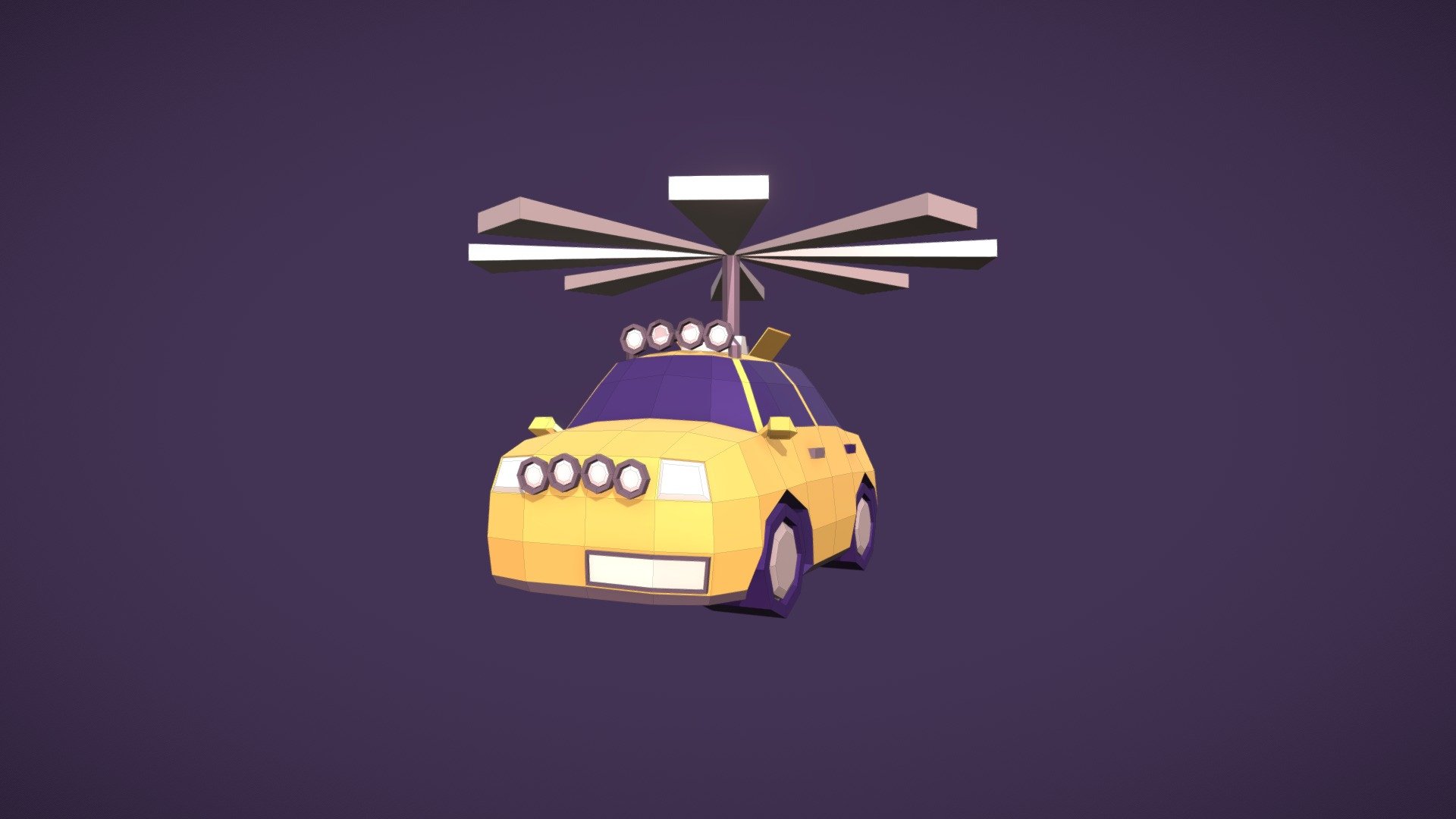 Low Poly Taxi