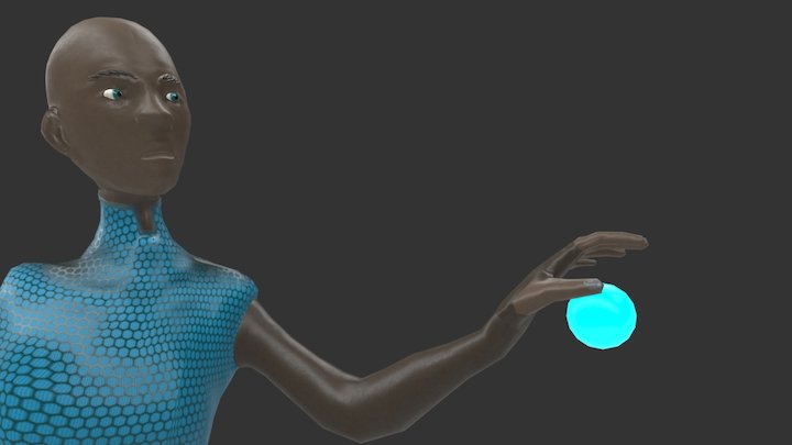 Cleric Posed 2 3D Model