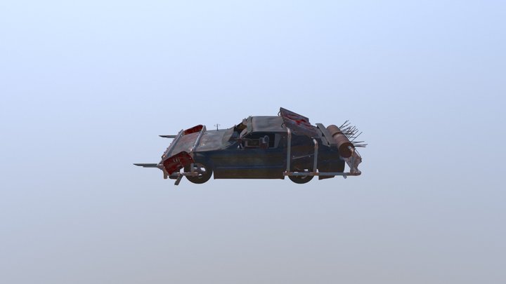 Post Apocalyptic vehicle 2 3D Model