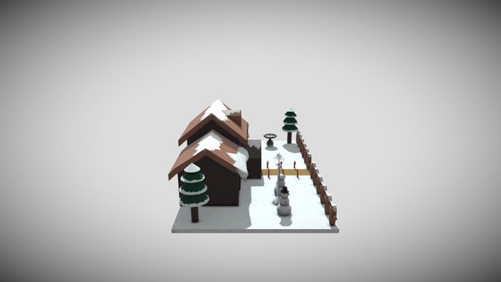 cabaña 3D Model