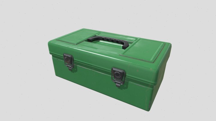 Green toolbox 3D Model
