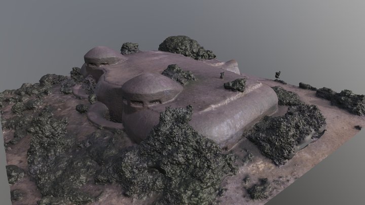 Búnker Clot de Galvany (v2) 3D Model