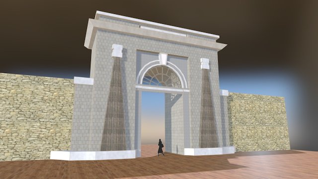La porte Notre-Dame - Aix en Provence 3D Model